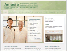 Tablet Screenshot of amasia-acupuncture.com